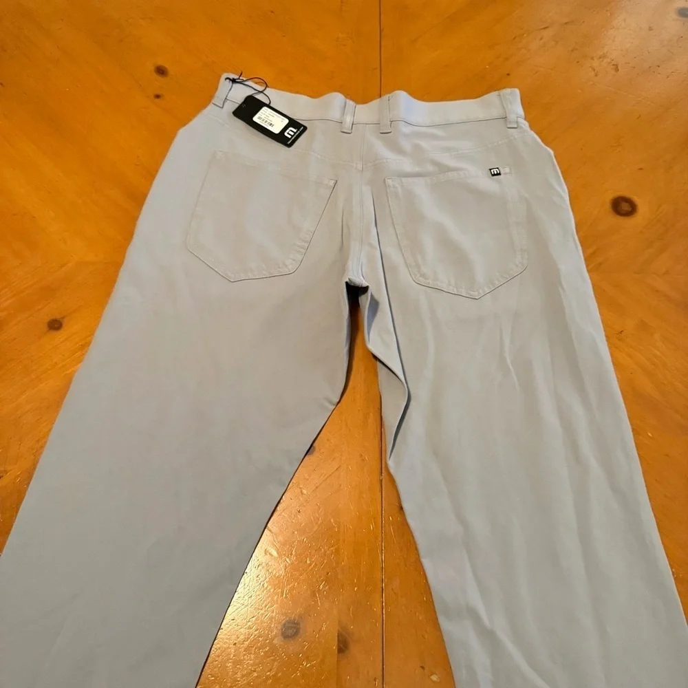 NEW Travis Mathew Open to Close Midweight Stretch Straight Leg Sleet Sz 30 x 33